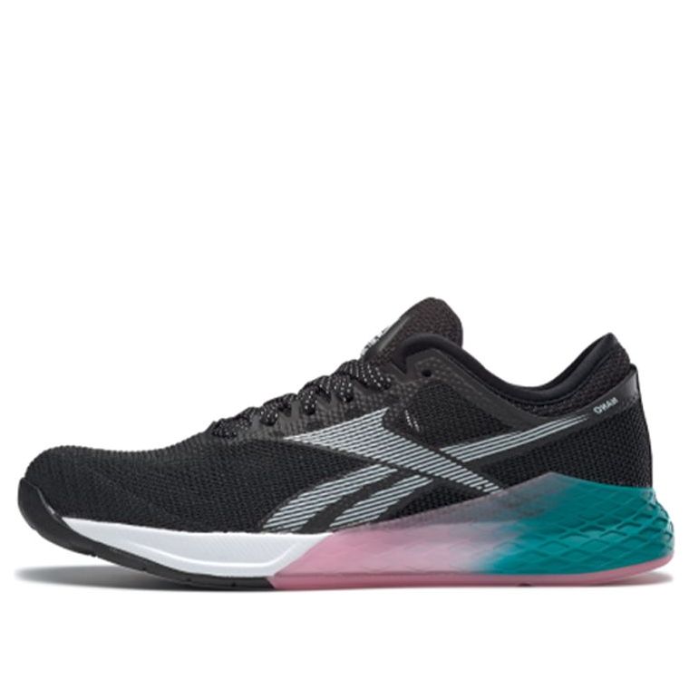 (WMNS) Reebok Nano 9 'Black Teal Posh Pink' FU7574