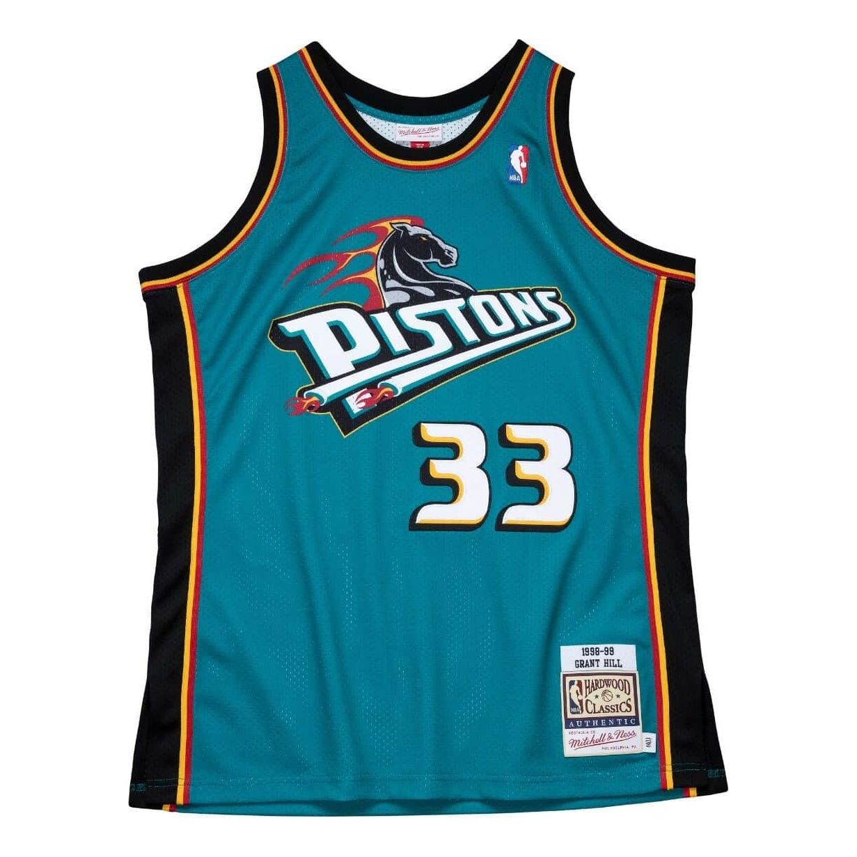 Mitchell & Ness x NBA Detroit Pistons 1998-99 Jerseys 'Grant Hill 33' AJY4GS18083-DPITEAL98GHI