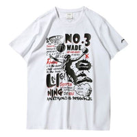 Li-Ning Wade Basketball Graphic T-shirt 'White' AHSP273-2