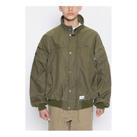 WTAPS Fad / Jacket Cotton Satin Letters Logo Printed Jacket Men 201WVDT-JKM03