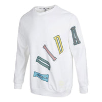 adidas Neo Logo Hoodie Asia Sizing 'White' HM9993