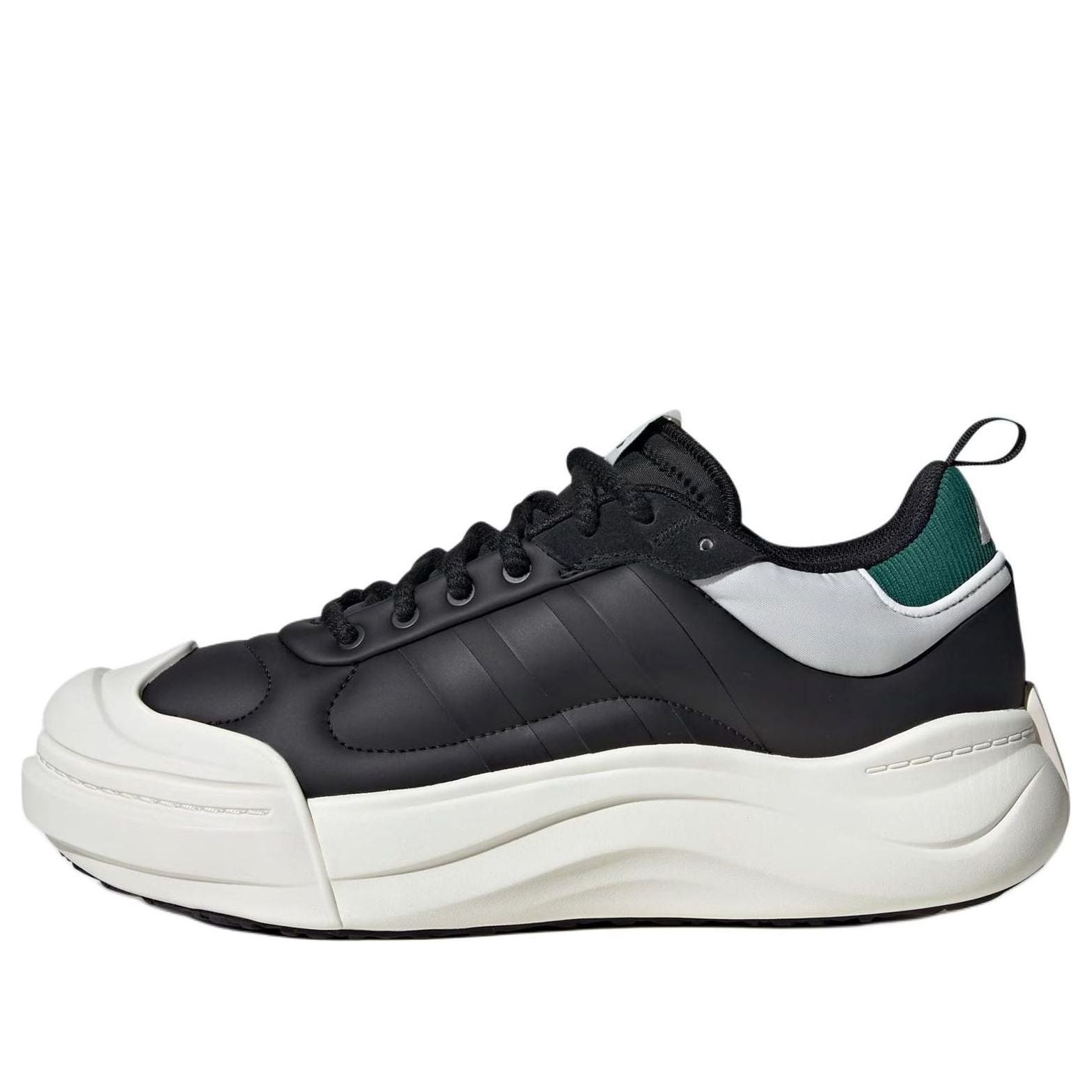adidas MAXXCOURT LEATHER 'Black Green' IH8676
