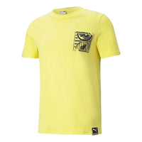 PUMA International Earth T-Shirt 'Yellow Black' 532274-38