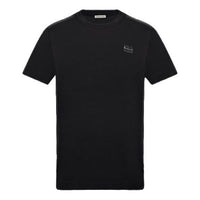 Moncler Embroidered Arrow Target Round Neck For Men Black 0918C733008390Y999
