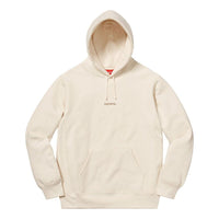 Supreme FW18 Trademark Hooded Sweatshirt Natural SUP-FW18-298