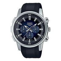 Casio Dress Classic Analog Watch 'Dark Blue Silver' MTP-E505-2AV