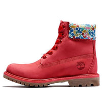 (WMNS) Timberland Made With Liberty Fabrics 6 Inch Boots 'Red' A42DEL61