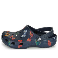 Crocs Classic Vacay Vibes Butterfly Clogs 'Navy Multi' 206375-92Z