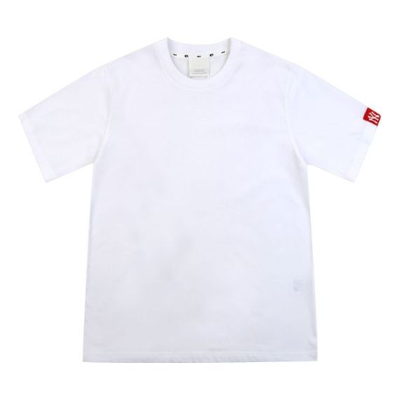 MLB New York Yankees Label Round Neck Short Sleeve Unisex White 31TS02031-50W