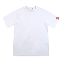 MLB New York Yankees Label Round Neck Short Sleeve Unisex White 31TS02031-50W