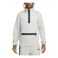 Nike Tech Fleece Half Zip Sweatshirt Asia sizing 'Grey' FB7999-063