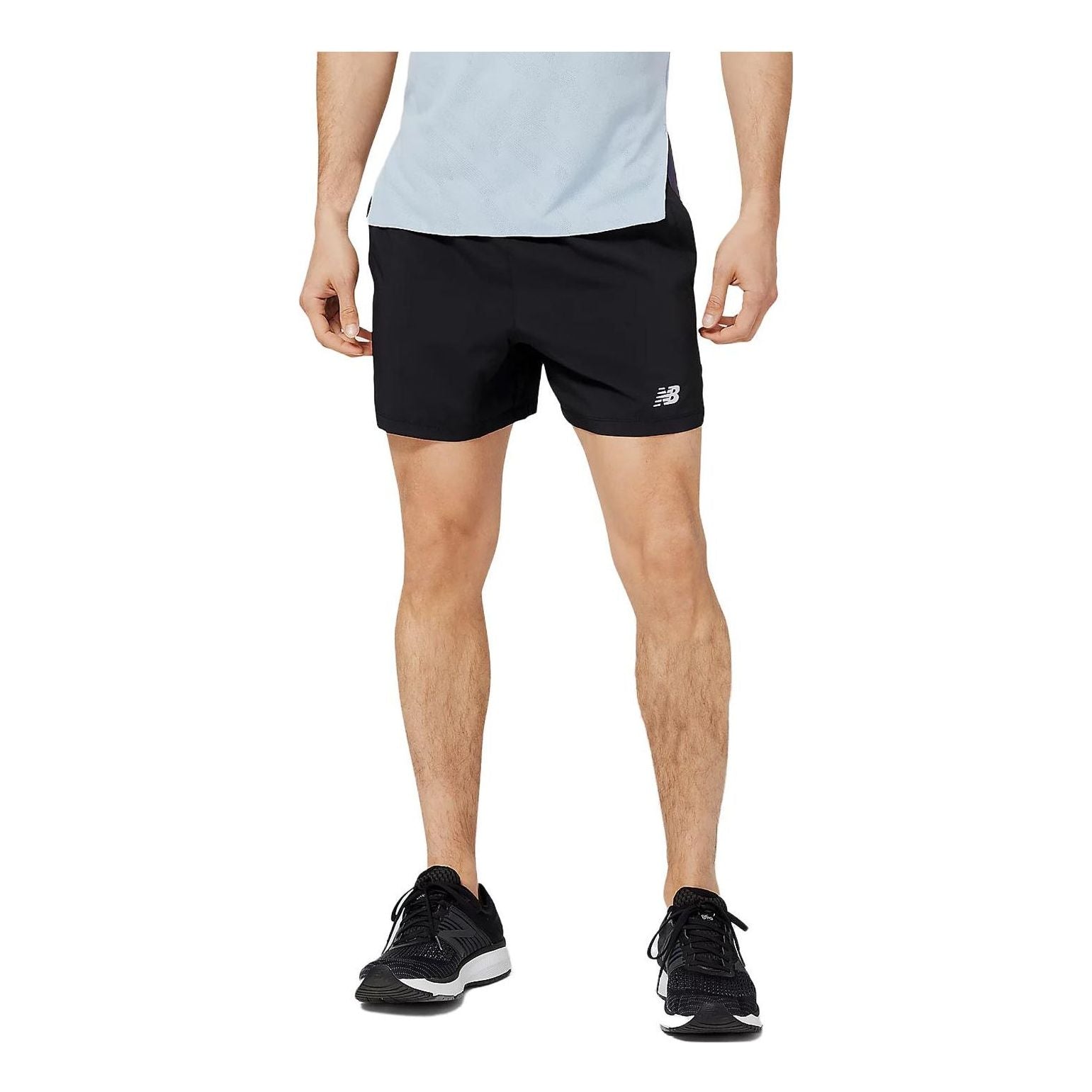 New Balance Accelerate 5 Inch Shorts Asia Sizing 'Black' MS23228-BK