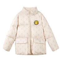 (GS) Skechers x Pokémon Casual Warm Loose Down Jacket 'Beige' L422B034