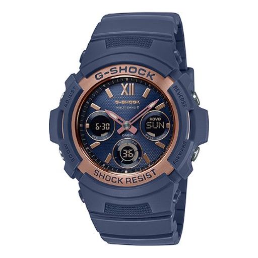 CASIO G-Shock Analog-Digital 'Blue' AWG-M100SNR-2A