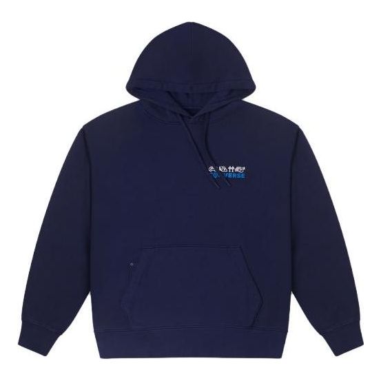 Converse Skate Logo Hoodie Asia Sizing 'Blue' 10026551-A03