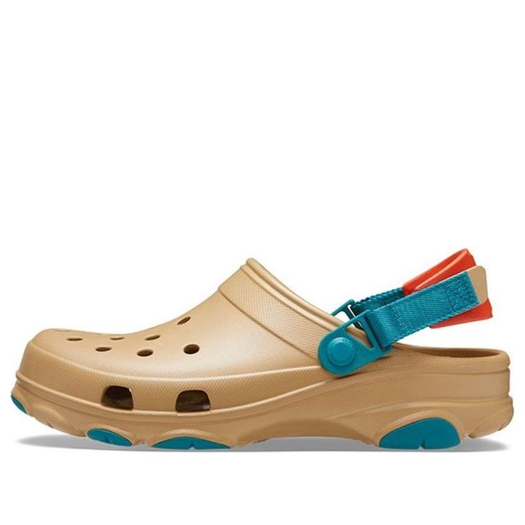 Crocs Classic Clog Beach Shoe Brown Yellow Unisex 'Brown Yellow' 206340-265