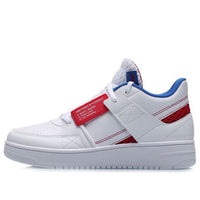 (WMNS) Li-Ning Classic Skateboarding Low 'White Red Blue' AGBP062-3