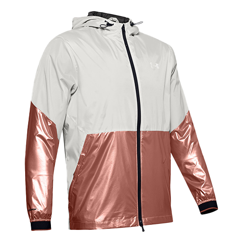 Under Armour Recover Legacy Windbreaker Jacket 'White Rose Gold' 1353370-112