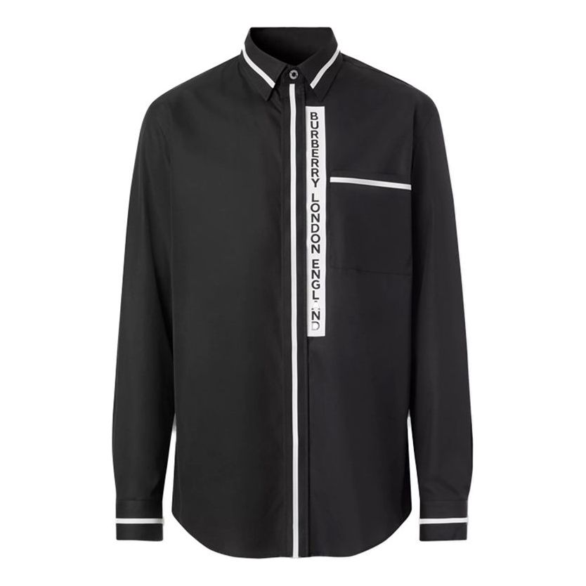 Men's Burberry Shirt Black 80290131