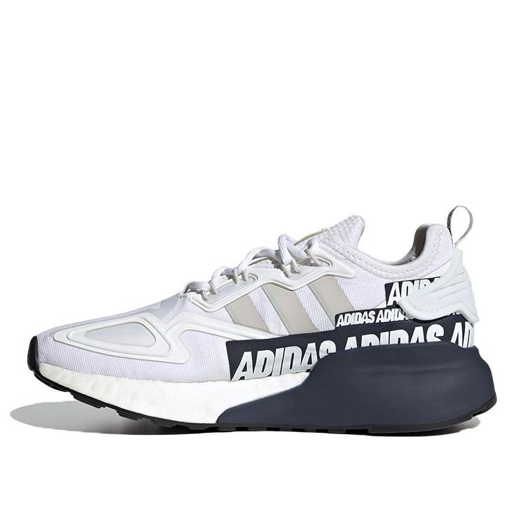 (GS) adidas originals ZX 2K Boost J 'White Gray Blue' FY2630