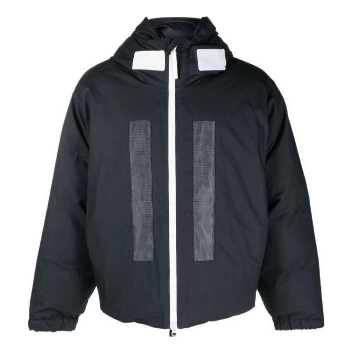 STONE ISLAND Logo Printed Zip-up Padded Jacket 'Navy' 7915424X2-V0020