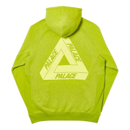 PALACE Slub Hood Green raglan sleeve Loose Unisex P18FW063