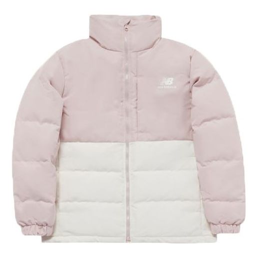 New Balance Windproof Lifestyle Down Coat Asia Sizing 'Pink White' AMJ93566-CSL