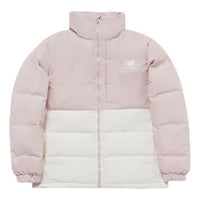 New Balance Windproof Lifestyle Down Coat Asia Sizing 'Pink White' AMJ93566-CSL
