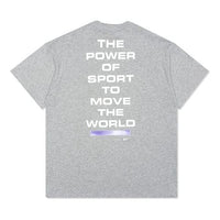 Nike x Pigalle Crossover Logo Alphabet Printing Casual Sports Round Neck Short Sleeve Couple Style Gray CK2336-063