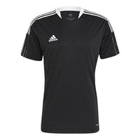 adidas Tiro21 Tr Jsy Soccer/Football Training Sports Short Sleeve Black GM7586