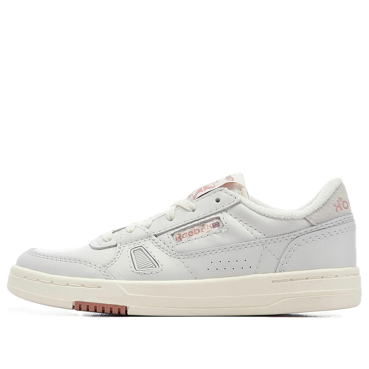 Reebok Lt Court Cozy Wear-resistant Skateboarding Shoes Unisex Gray GW5122