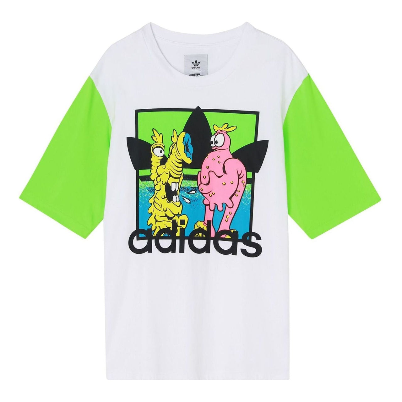 adidas Originals X Jeremy Scott T-Shirts 'White Green' H53371