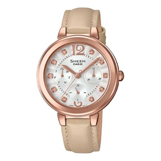 CASIO SHEEN Series Vintage Casual Fashion Gold Silver Analog SHE-3048PGL-7B