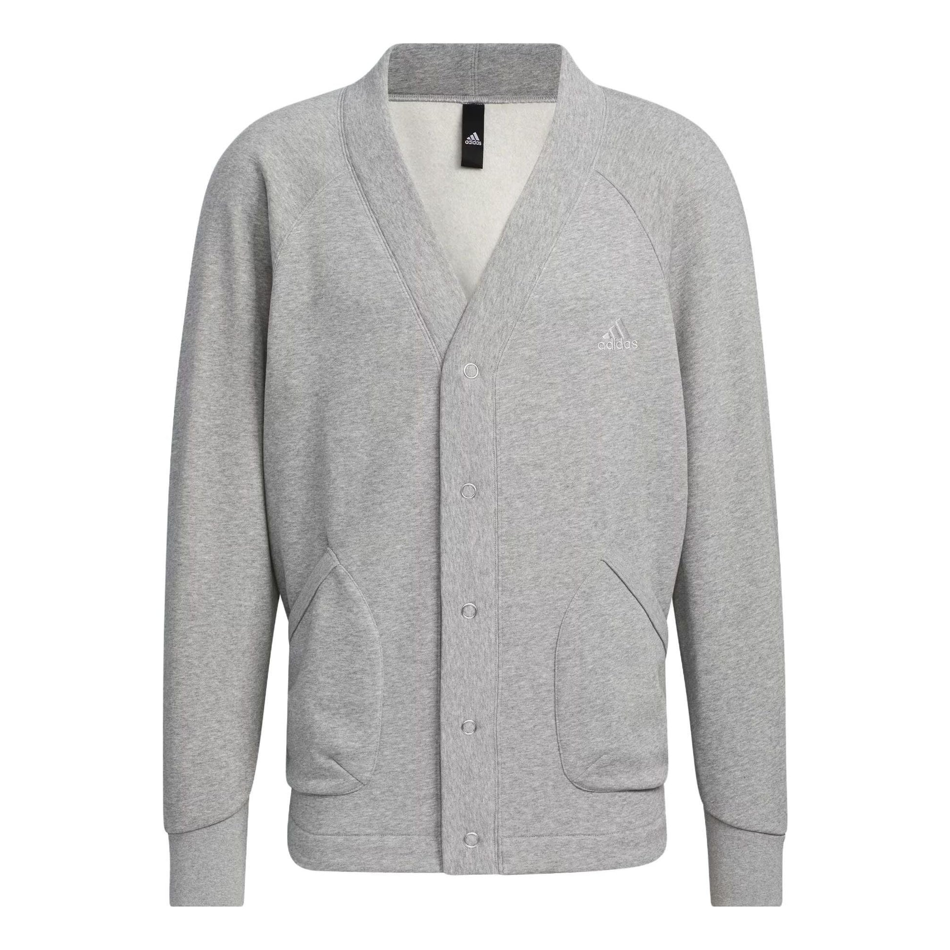 adidas ALL SZN Oversized Cardigan 'Grey' IX6815