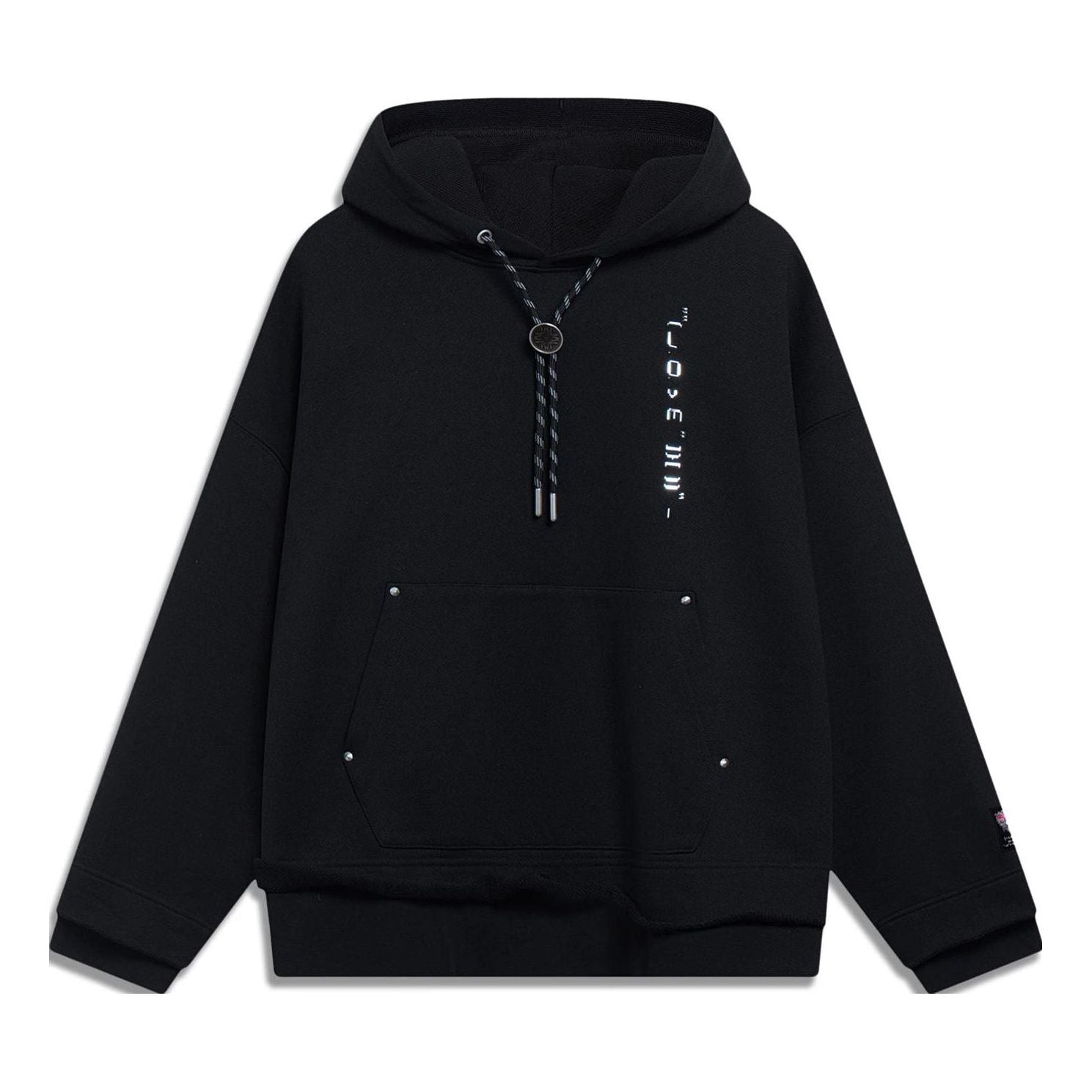 Li-Ning Graphic Hoodie 'Black' AWDT245-2