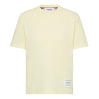 (WMNS) THOM BROWNE Short Sleeve T-Shirt 'Yellow' FJS207A-00050-740