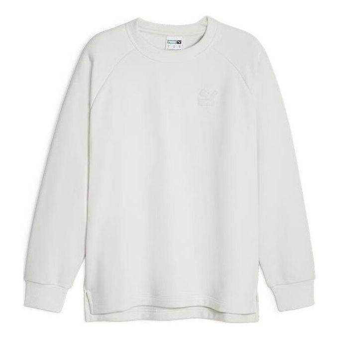 PUMA Popular Series Classics Textured Crew Neck Shirt 'White' 625299-17