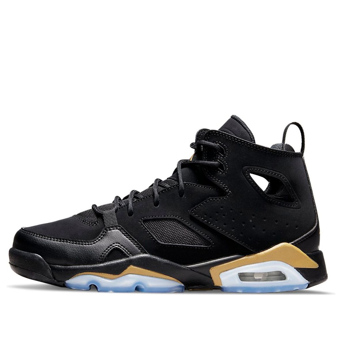 (GS) Air Jordan Flight Club 91 'Black Metallic Gold' DM1685-007