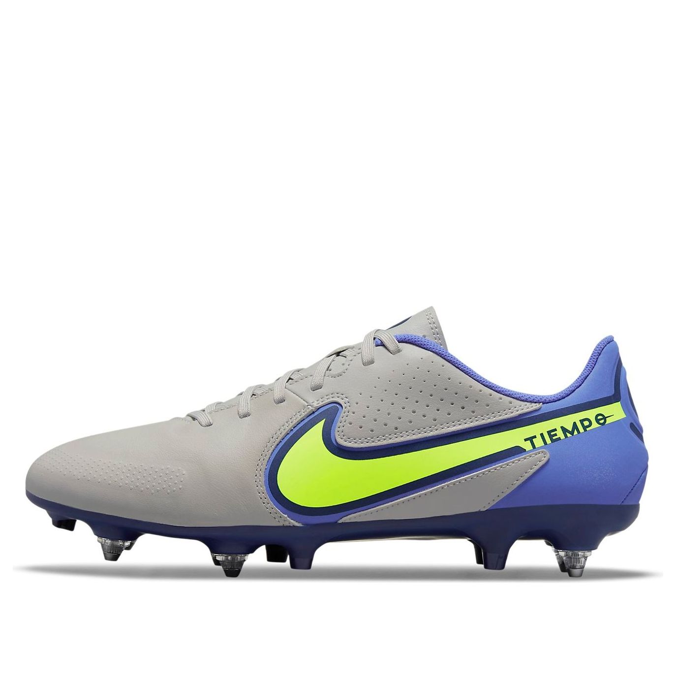 Nike Tiempo Legend 9 Academy SG-Pro AC Soccer Shoes Grey/Blue DB0628-075