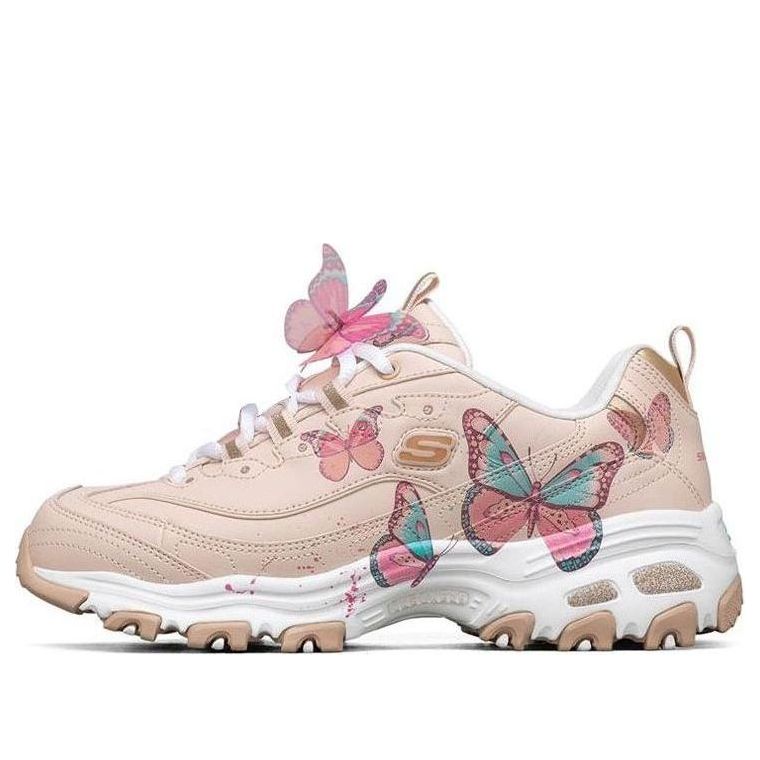 (WMNS) Skechers D'lites 1.0 Low-Top Running Shoes Pink 149233-LTPK