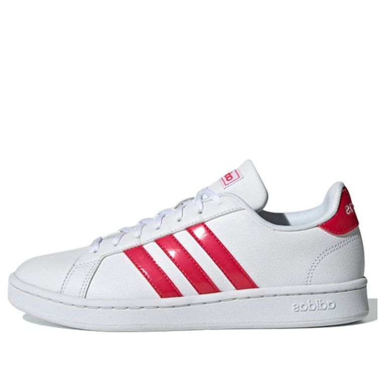 (WMNS) adidas neo Grand Court 'White Red' EE9688