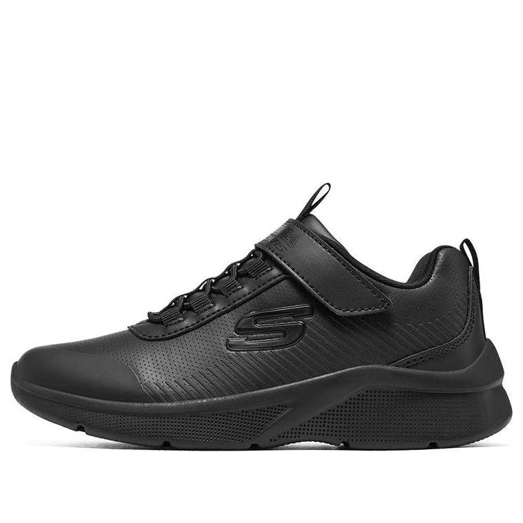 (GS) Skechers Microspec Classmate Cutie 'Black' 302607L-BBK