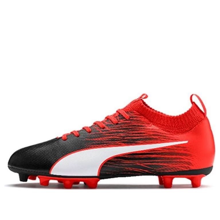 PUMA EvoKNIT FTB II FG Firm Ground 'Red Black' 104709-04