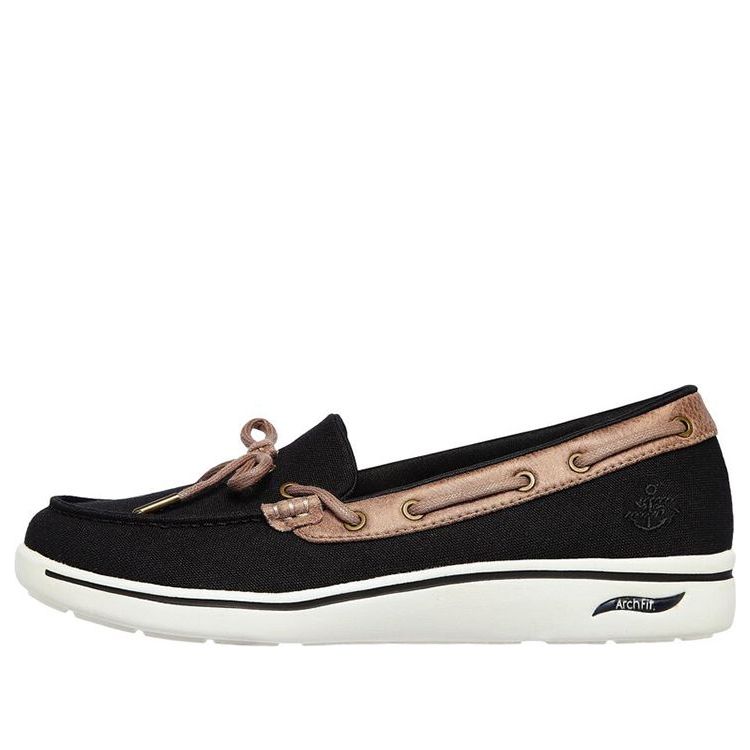 (WMNS) Skechers Arch Fit Uplift-Shoreline 136600-BLK