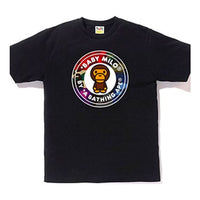BAPE MIX CAMO MILO BUSY WORKS TEE black miloT BAPE-SS19-12