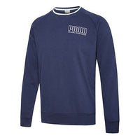 PUMA Casual Sports Breathable Alphabet Round Neck Pullover Blue 844126-06