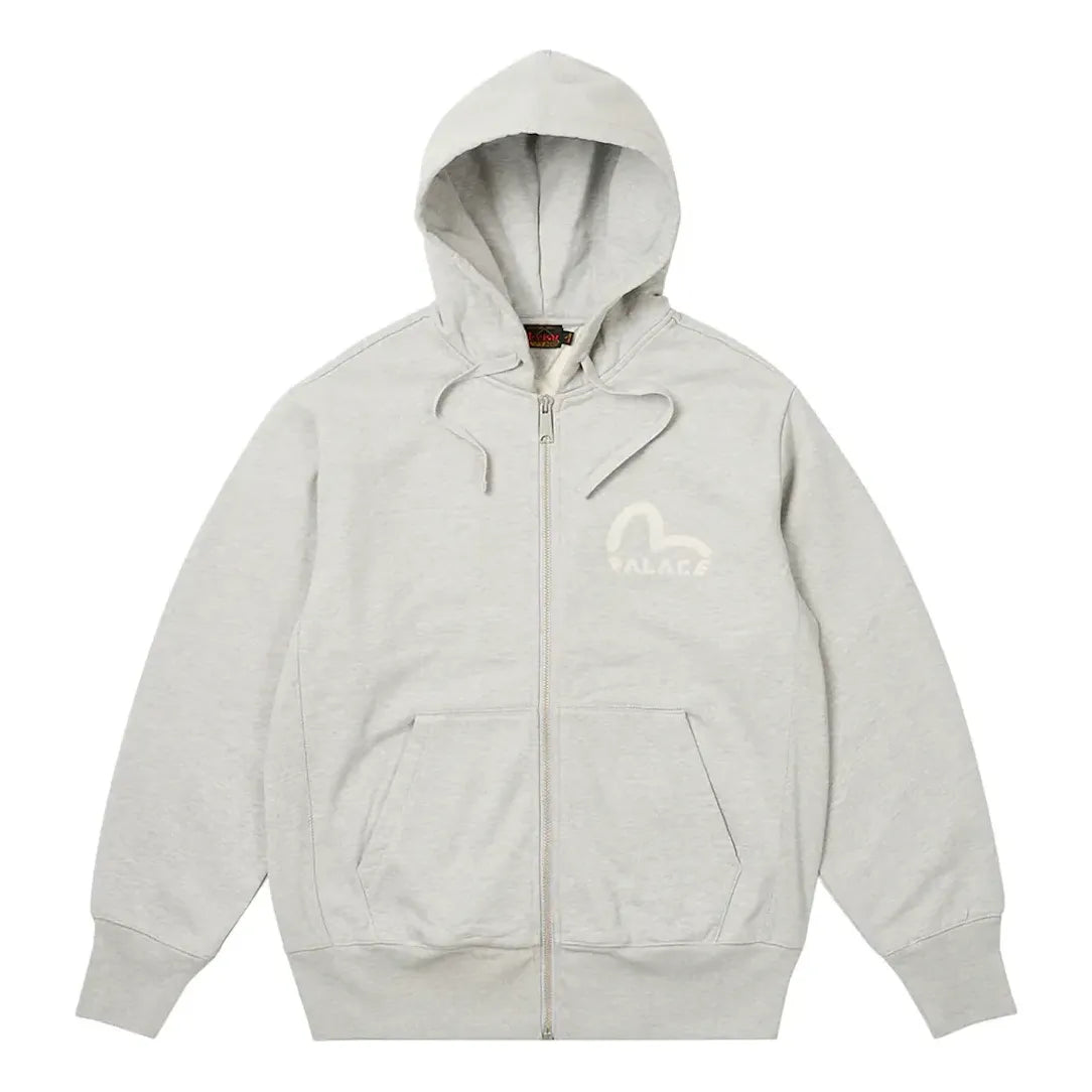 Palace x Evisu Zip Hoody Jacket 'Grey Marl' 2ESPAM4SW1150OSFLGRYH