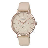 CASIO Waterproof Quartz SHEEN Sapphire Crystal Pink Analog SHE-4541CGL-4AUPR