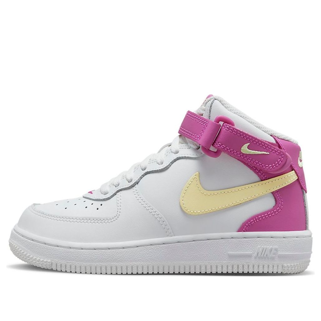 (PS) Nike Air Force 1 Mid LE 'White Citron Fuchsia' DH2934-100