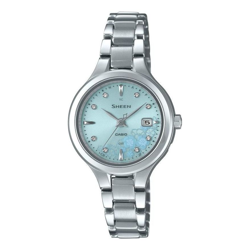 CASIO Fully Automatic Calendar Metallic Strap Waterproof Solar Energy Quartz Watch Solar Powered SHW-7000LTD-2AJR